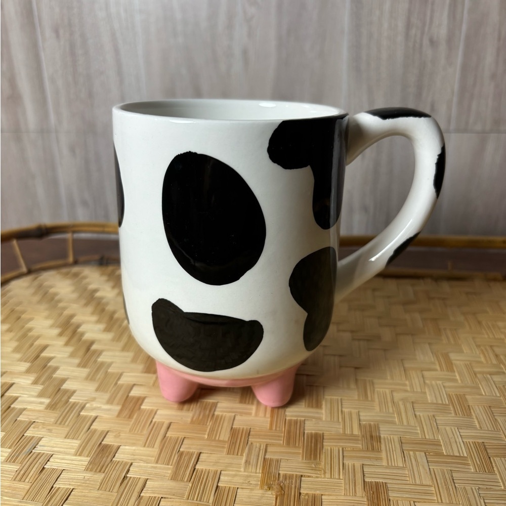 Boston Warehouse Black and White Cow Print Mug - Picture 2 of 4